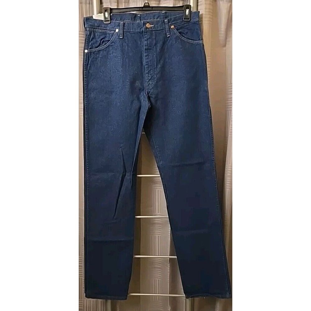 NWT Wrangler Men's Cowboy Cut® Original Fit Prewashed Indigo Jeans 13MWZPW 36x38